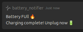 Battery Notifier preview